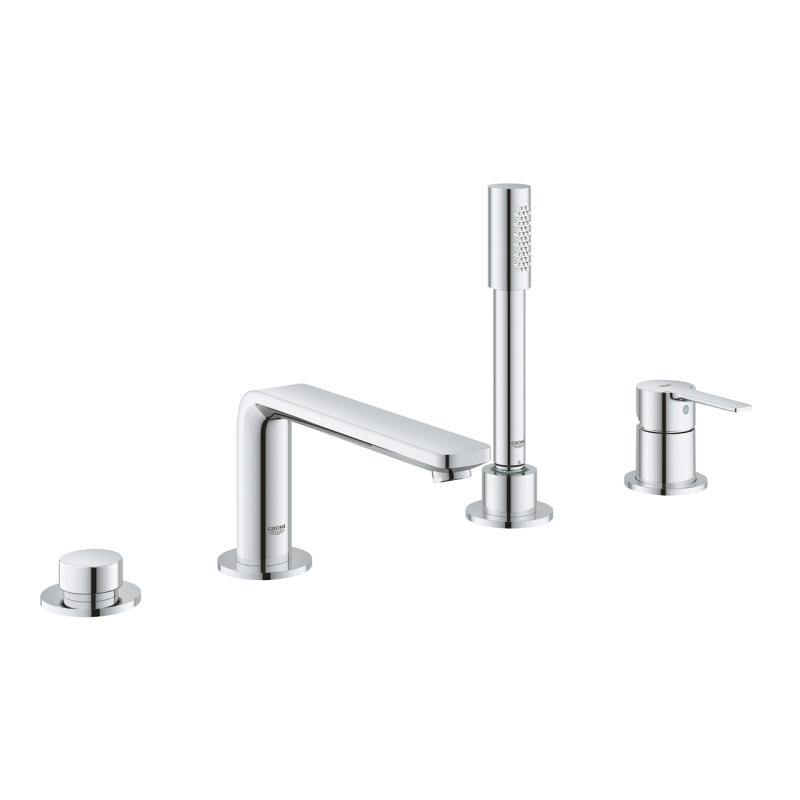 Змішувач для ванни Grohe Lineare врізний на 4 відвіри, вилив 212 мм, хром (19577001) фото 1