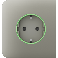 Боковая панель для встроенной розетки Ajax SideCover (smart) Olive