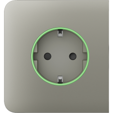 Боковая панель для встроенной розетки Ajax SideCover (smart) Olive