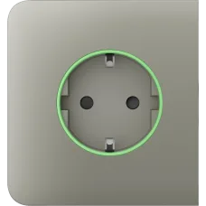 Боковая панель для встроенной розетки Ajax SideCover (smart) Olive
