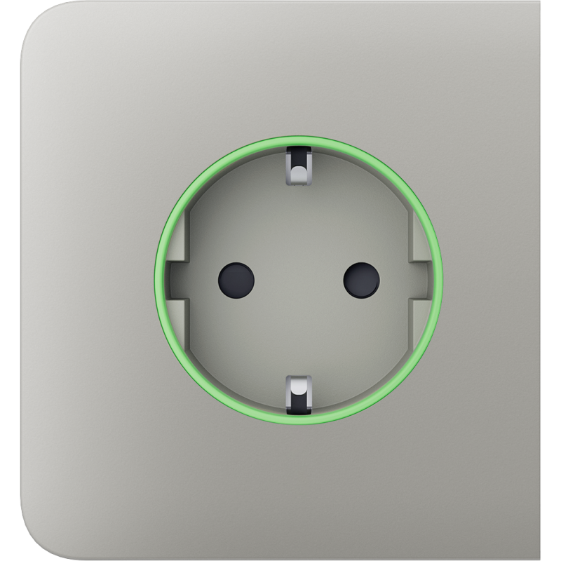 Боковая панель для встроенной розетки Ajax SideCover (smart) Oyster фото 1