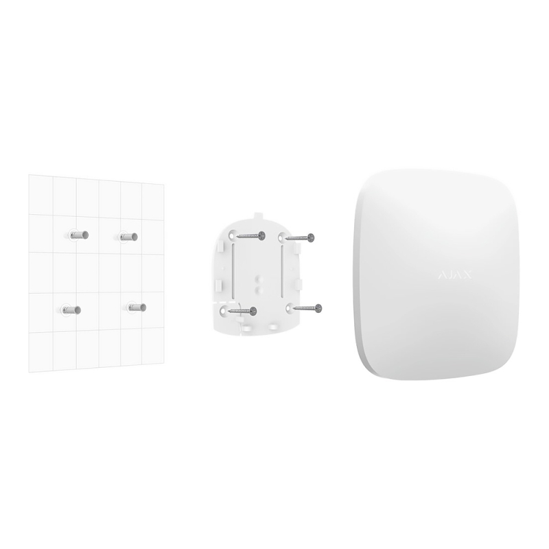 Кріпильна панель Ajax SmartBracket для Hub White фото 1