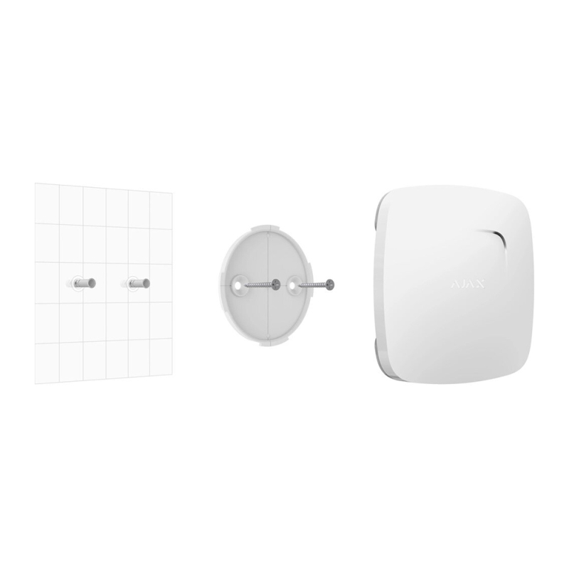 Кріпильна панель Ajax SmartBracket для FireProtect Black фото 1