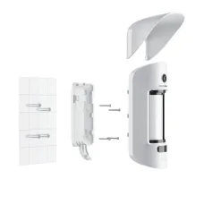 Кріпильна панель Ajax SmartBracket для MotionCam Outdoor біла