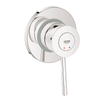 Смеситель однорычажный для душа Grohe BauClassic, хром (29048000)
