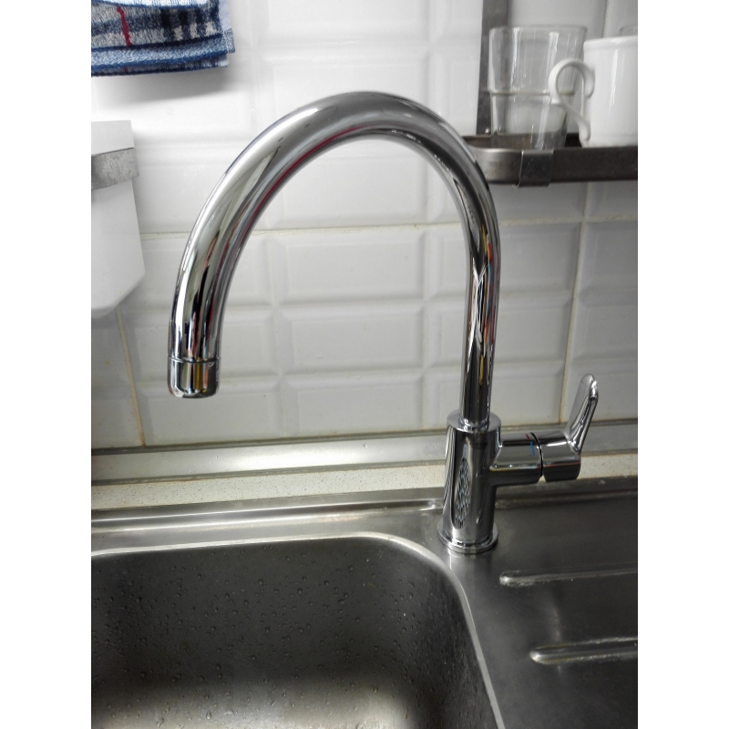 Grohe BauEdge Одноважільний змішувач для кухні, хром (31367000) фото 3