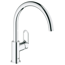 Смеситель однорычажный для мойки Grohe BauLoop C-излив, хром (31368000)