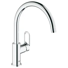Смеситель однорычажный для мойки Grohe BauLoop C-излив, хром (31368000)