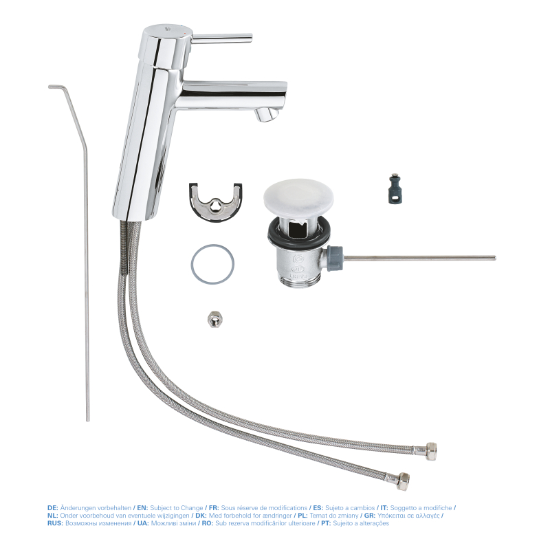 Смеситель однорычажный для раковины Grohe Concetto M-Size, хром (23450001) фото 3