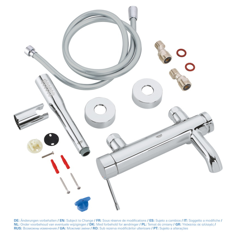 Одноважільний змішувач для ванни Grohe Essence, хром (33628001) фото 4
