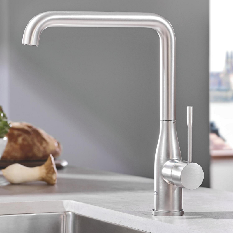 Змішувач одноважільний для мийки Grohe Essence, сталь (30269DC0) фото 3