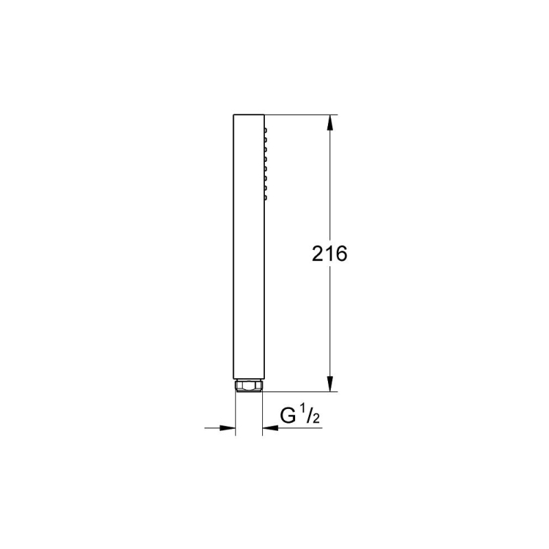 Ручной душ Grohe Euphoria Cube Stick, 1 вид струи (27698000) фото 5