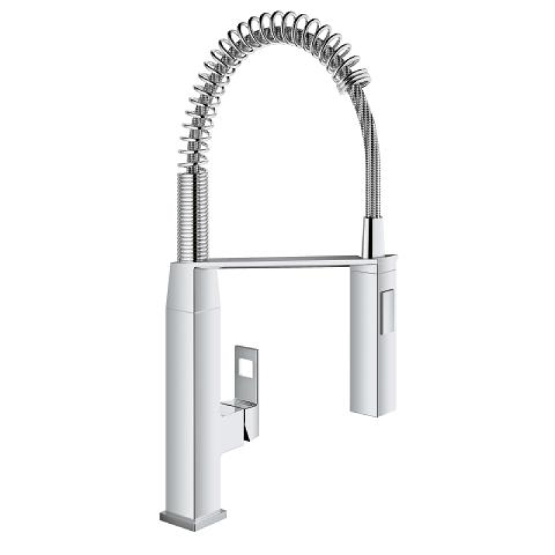 Змішувач одноважільний для мийки Grohe Eurocube професійний, хром (31395000) фото 1