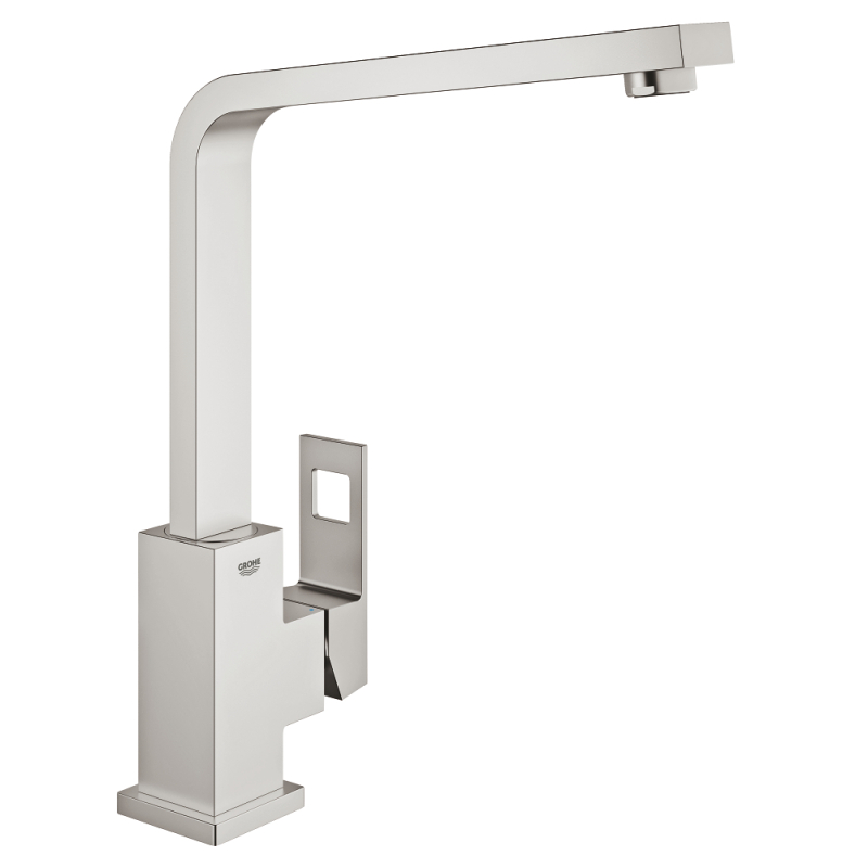 Змішувач одноважільний для мийки Grohe Eurocube, суперсталь (31255DC0) фото 1