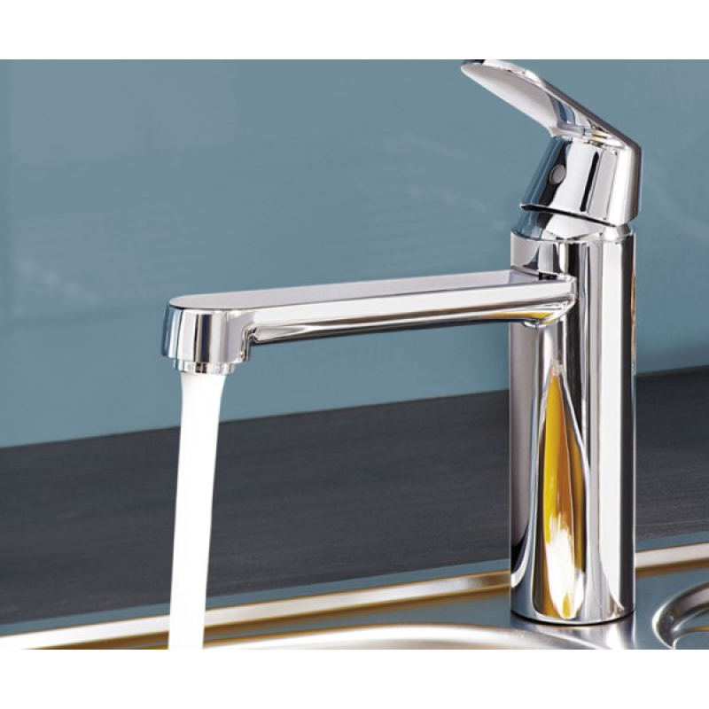 Змішувач одноважільний для мийки Grohe Eurosmart Cosmopolitan горизонтальний, хром (30193000) фото 3