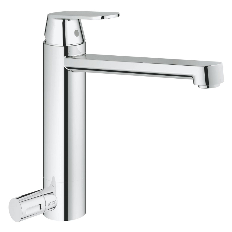 Змішувач одноважільний для мийки Grohe Eurosmart Cosmopolitan з клапаном, хром (30195000) фото 1