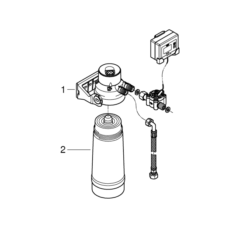 RED Фильтр Grohe, головка для фильтра и расходомер (40438001) фото 3