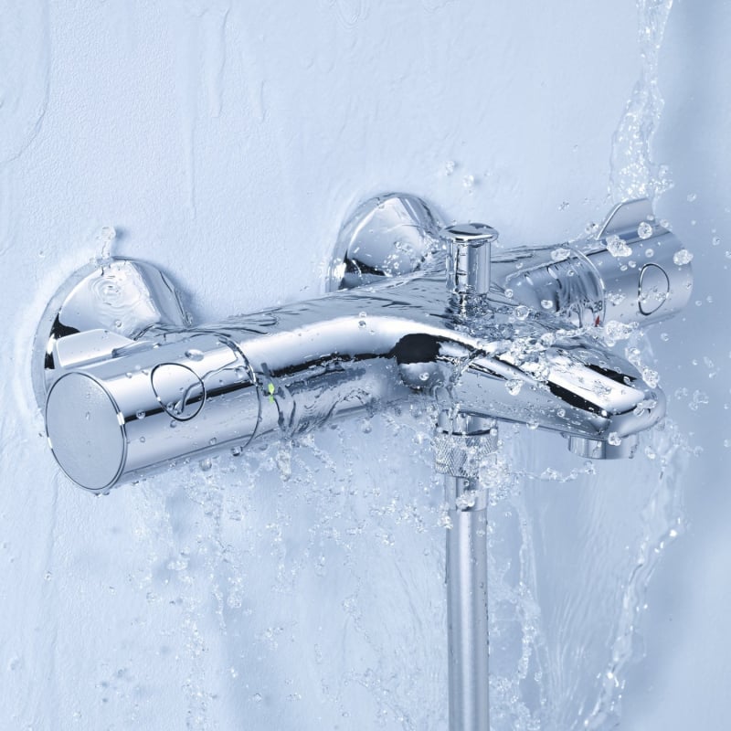 Смеситель для ванны термостатический Grohe Grohtherm 800, хром (34567000) фото 5