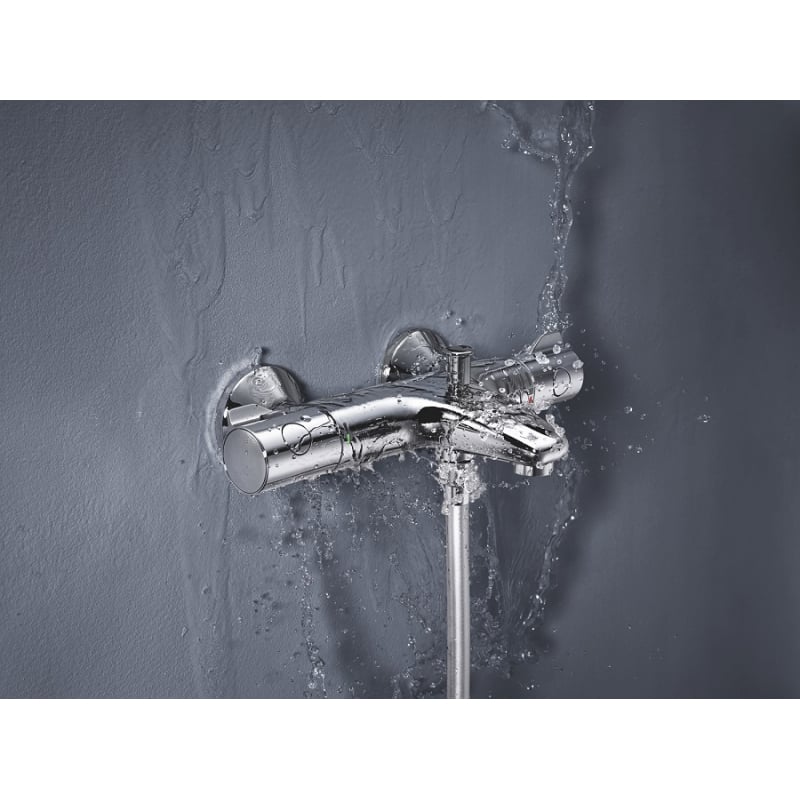 Смеситель для ванны термостатический Grohe Grohtherm 800, хром (34567000) фото 7