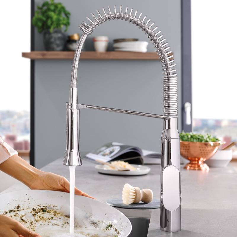 Змішувач одноважільний для мийки Grohe K7, хром (31379000) фото 4