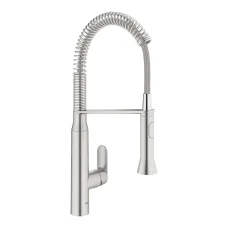 Смеситель однорычажный для мойки Grohe K7, сталь (31379DC0)