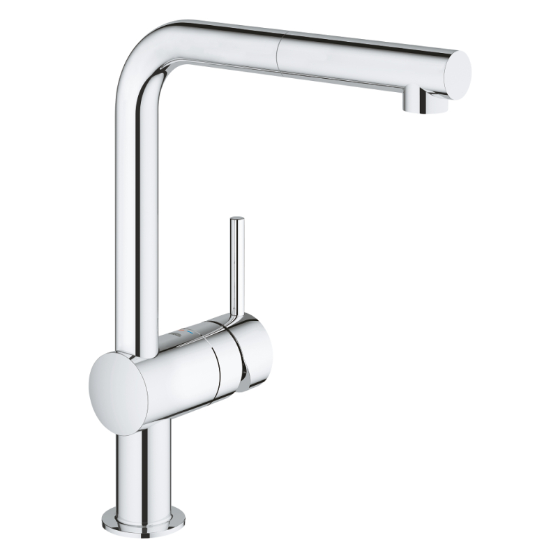 Смеситель однорычажный для мойки Grohe Minta L-излив, хром (32168000) фото 1
