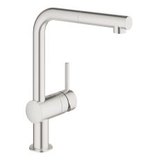 Смеситель однорычажный для мойки Grohe Minta L-излив, сталь (32168DC0)