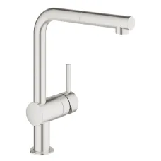 Смеситель однорычажный для мойки Grohe Minta L-излив, сталь (32168DC0)