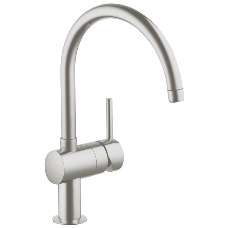 Змішувач для мийки Grohe Minta C-излив, сталь (32917DC0) фото 1