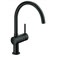 Смеситель для мойки Grohe Minta, черный (32917KS0)