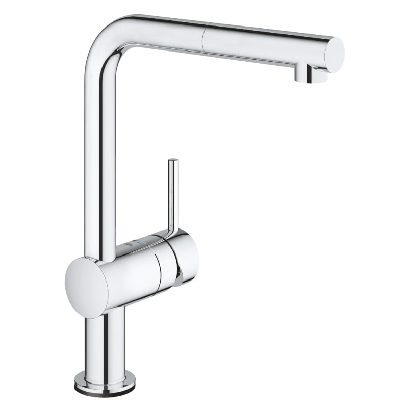 Змішувач для мийки Grohe Minta Touch сенсорний одноважільний L-вилив, хром (31360001) фото 1