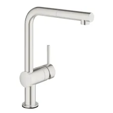 Смеситель для мойки Grohe Minta Touch сенсорный однорычажный L-излив, сталь (31360DC1)