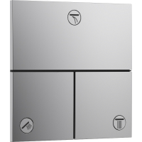 15573670 ShowerSelect Comfort E Переключатель потоков для душа на 3 потребителя, черный матовый