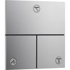 15573670 ShowerSelect Comfort E Переключатель потоков для душа на 3 потребителя, черный матовый