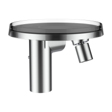 Kartell Змішувач для біде з донним клапаном, з поличкою, хром