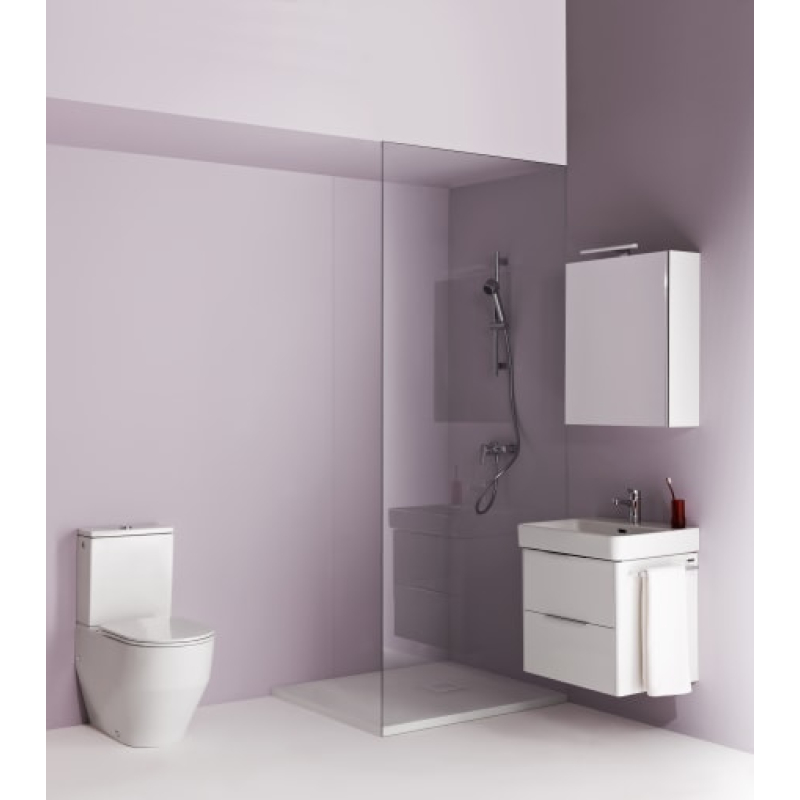 Pro Унитаз напольный 650*375*835 мм, с бачком, с сиденьем Soft-Close Slim, белый фото 2