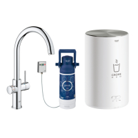 Смеситель GROHE Red Duo и бойлер M-size (30083001)