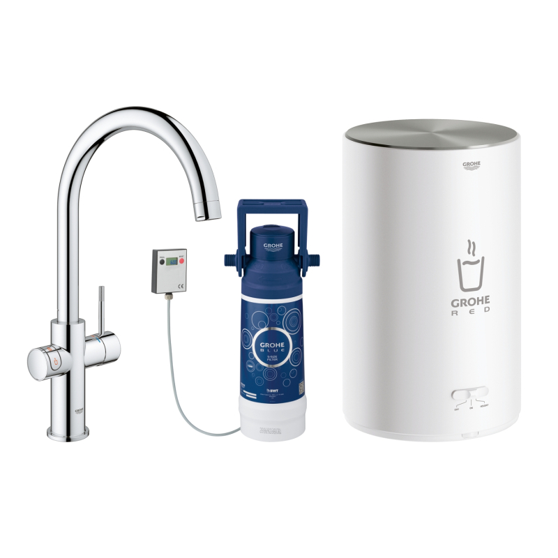 Смеситель GROHE Red Duo и бойлер M-size (30083001) фото 1