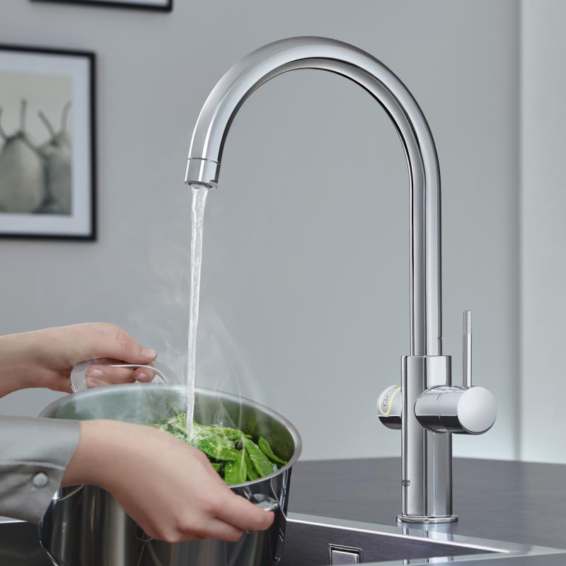 Смеситель GROHE Red Duo и бойлер M-size (30083001) фото 4