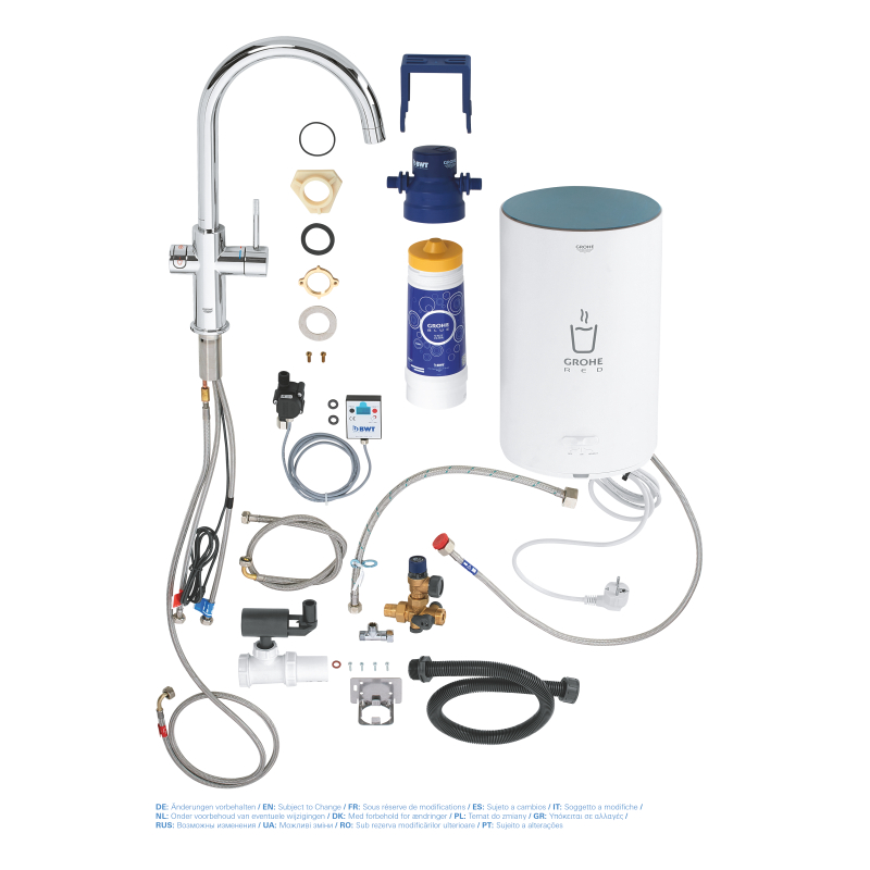 Смеситель GROHE Red Duo и бойлер M-size (30083001) фото 7