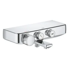 Смеситель термостатический для ванны Grohe Grohtherm SmartControl, настенный монтаж (34718000)