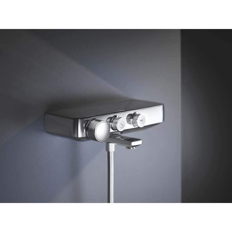 Смеситель термостатический для ванны Grohe Grohtherm SmartControl, настенный монтаж (34718000) фото 7