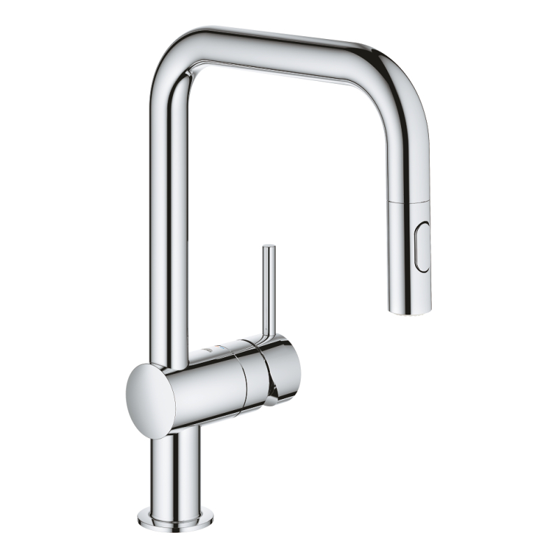 Змішувач одноважільний для мийки Grohe Minta U-излив, хром (32322002) фото 1