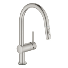 Смеситель для мойки Grohe Minta Touch сенсорный однорычажный С-излив, сталь (31358DC2)