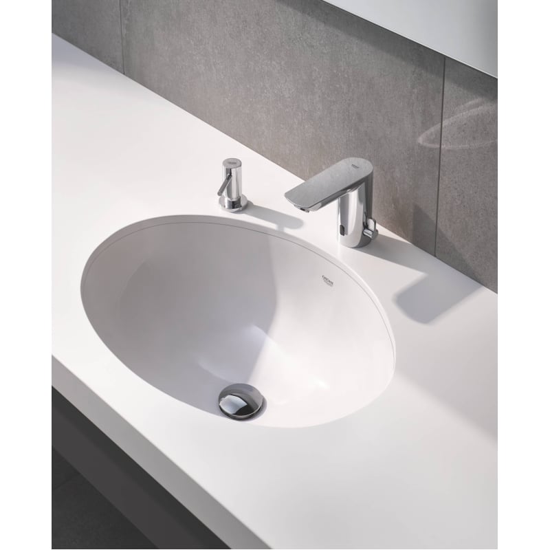 Смеситель инфракрасный электронный для раковины Grohe Bau Cosmopolitan E, хром (36451000) фото 7