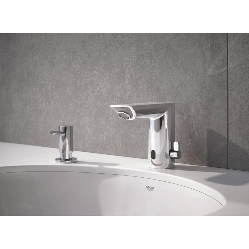 Смеситель инфракрасный электронный для раковины Grohe Bau Cosmopolitan E, хром (36451000) фото 9