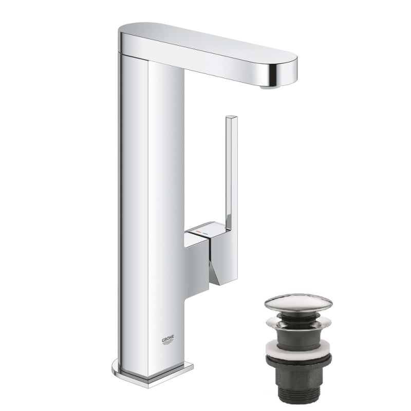 Одноважільний змішувач для раковини Grohe Plus L-Size, хром (23844003) фото 1