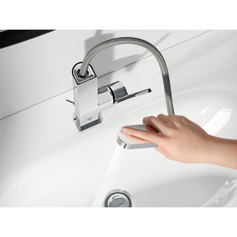 Одноважільний змішувач для раковини Grohe Plus L-Size, хром (23844003) фото 2