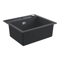 Мойка для кухни 560 x 510 мм, Granite Black (31651AP0)