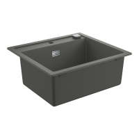 Мойка для кухни 560 x 510 мм, Granite Grey (31651AT0)
